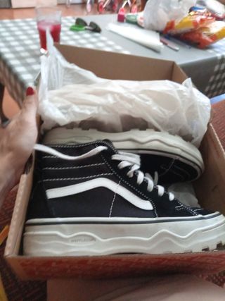 Vans Sentry Sk8-Hi - 36.5 - Blancas/Negras