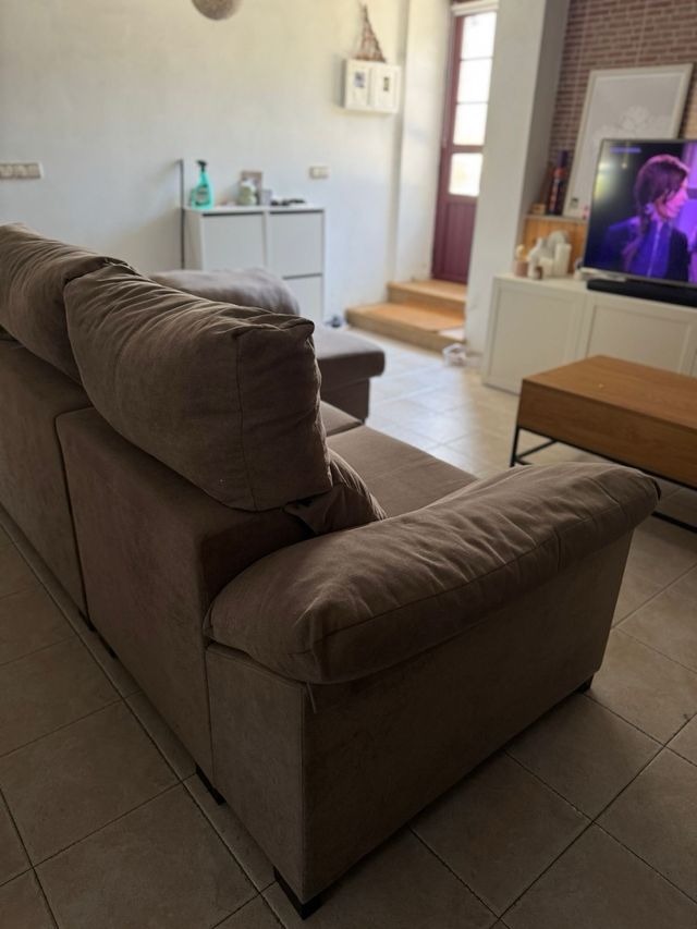 Sofá Chaise Longue Beige