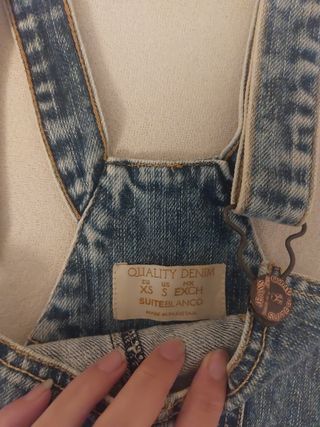 Peto vaquero corto Suiteblanco XS