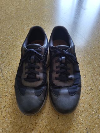 Scarpe Geox Respira pelle nere