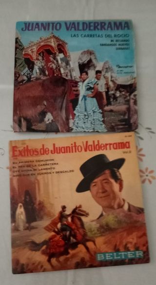 2 LPs Juanito Valderrama Flamenco