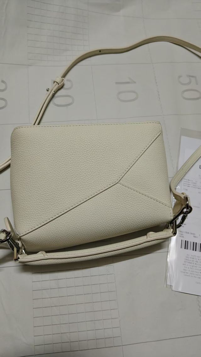 Bolso bandolera beige