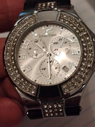 Reloj Exactime mujer, brillante, nuevo