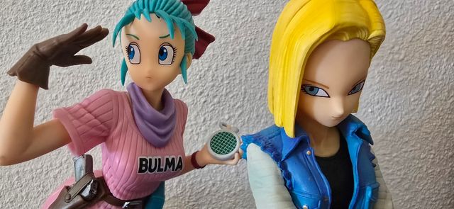 Figuras Dragon Ball Z - Bulma, Androide 18, Vegeta