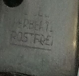 Vintage Rostfrei knife Herbertz inox Italy steel