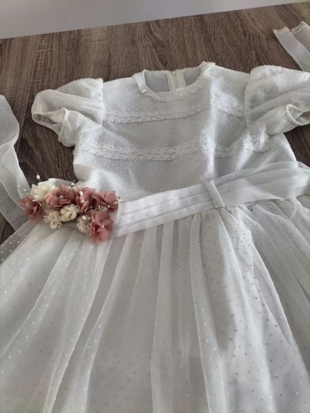 Vestido comunión niña blanco