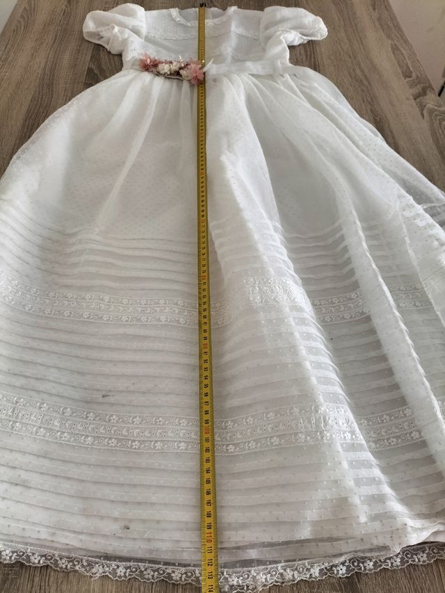 Vestido comunión niña blanco