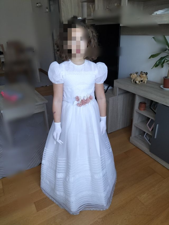 Vestido comunión niña blanco