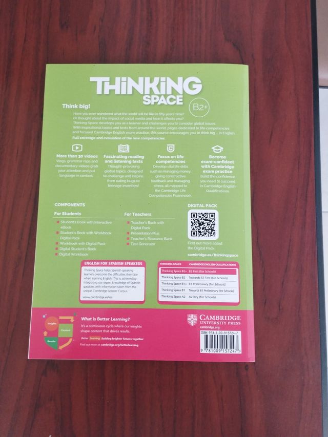 Thinking Space B2+ Student's Book with Interact...