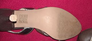 Sandalias Cosellia marrón y plata