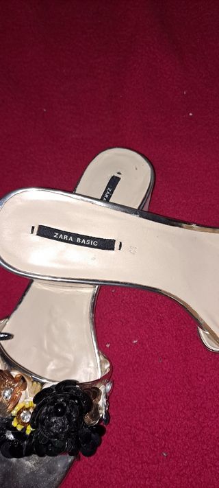 Sandalias Cosellia marrón y plata