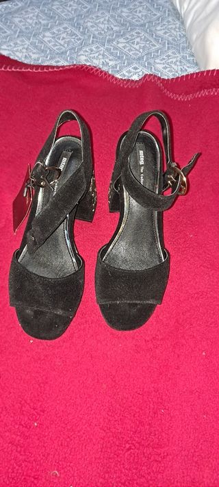 Sandalias Cosellia marrón y plata