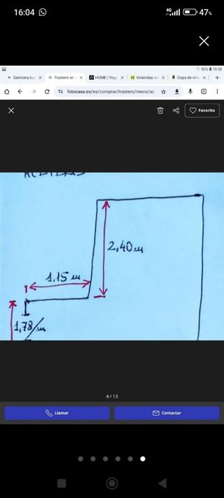 Trastero Meco - 2 accesos
