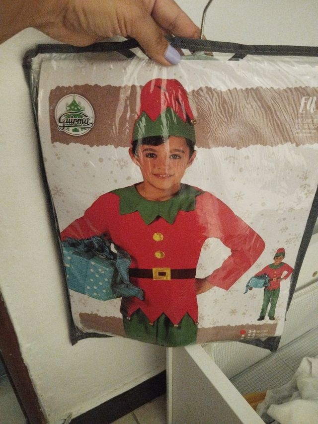 Disfraz duende niño 3-4 años