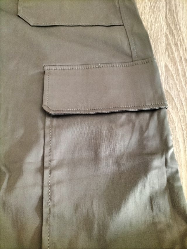 Pantalones Cargo Mujer - Verde Oliva