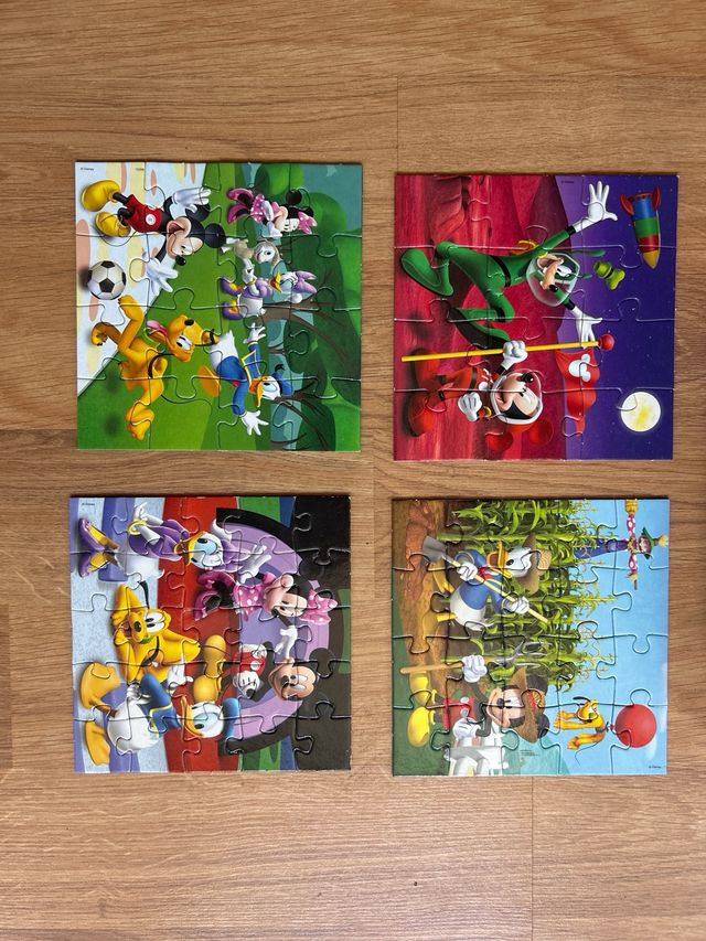 Puzzle Disney Mickey Mouse Clubhouse (4x)