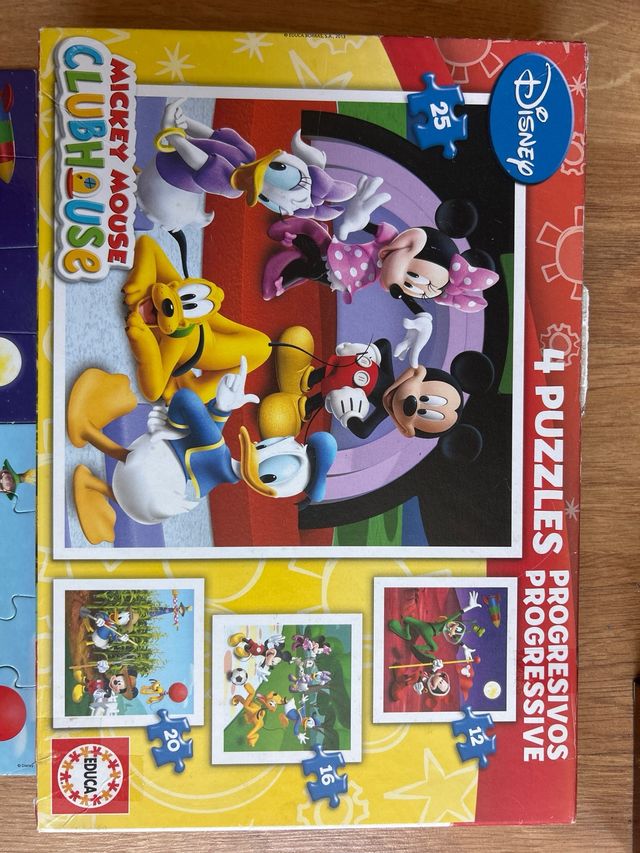 Puzzle Disney Mickey Mouse Clubhouse (4x)