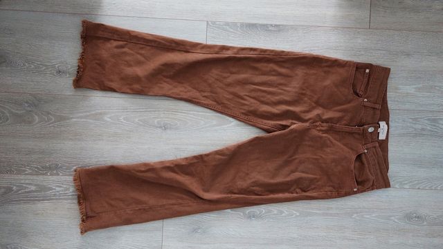 Pantalones campana marrón