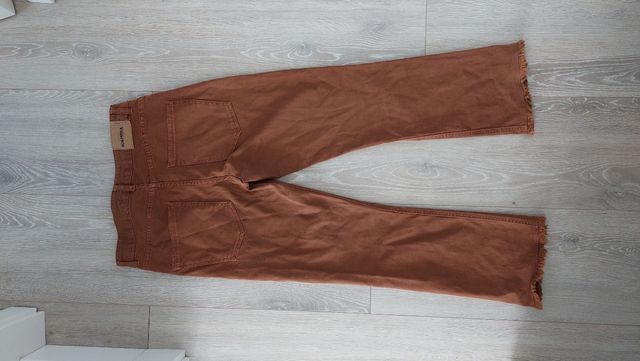 Pantalones campana marrón