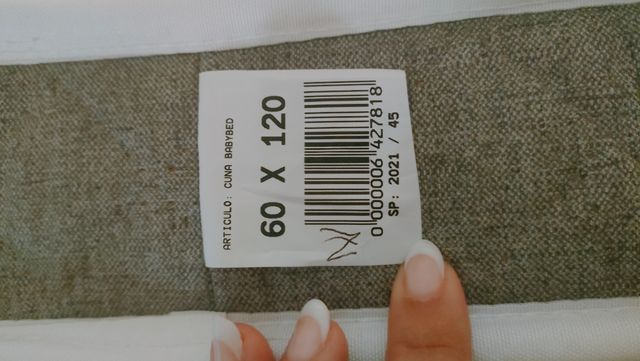 Cuna viaje Babies on Tour y colchón.