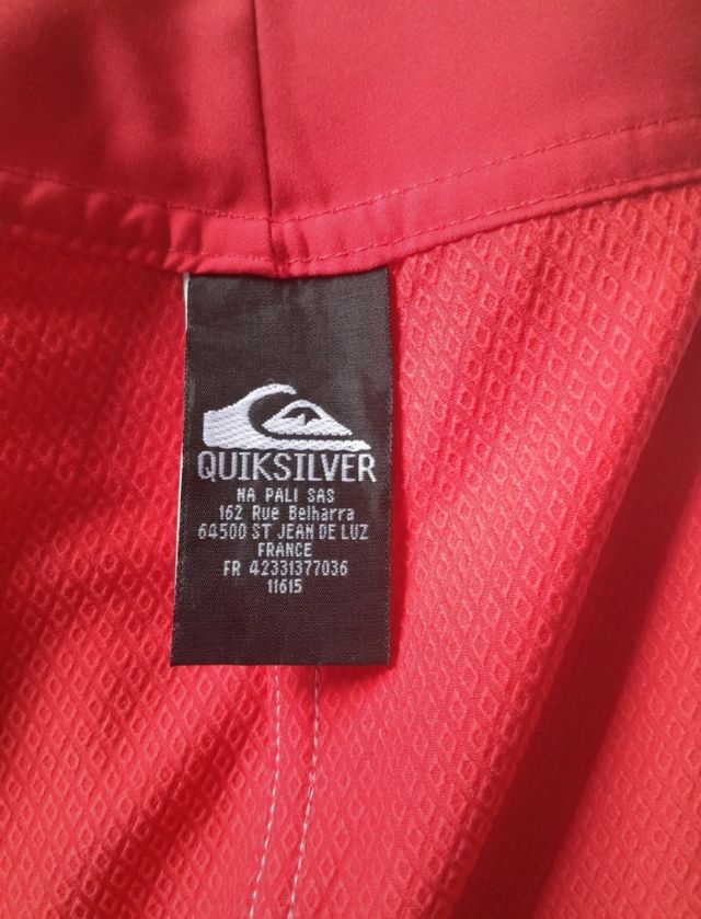 Bañador Quiksilver rojo Talla 30 (M)