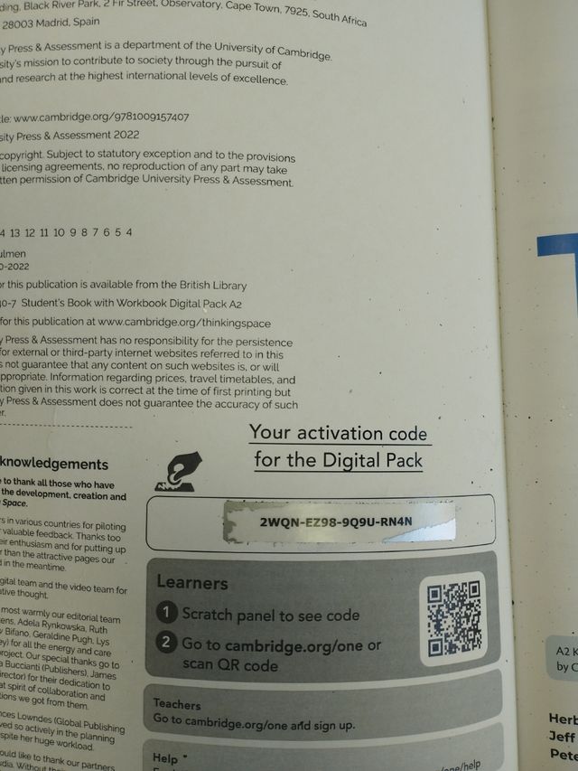 Thinking Space A2 Student's Book with Workbook ...