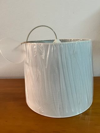 Lampara techo azul celeste - tela