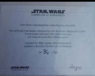 Lámina Star Wars Boba Fett