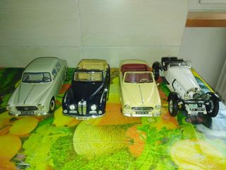 4 Macchinine d'epoca 1:18