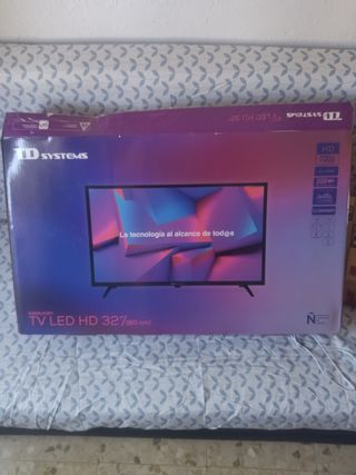 TV TD Systems 32" negra no es un Smart