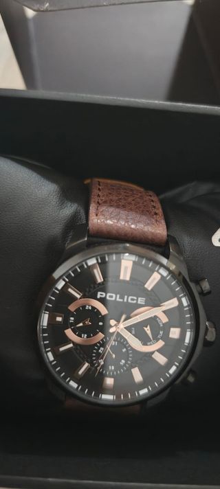 Reloj Police Hombre Marrón