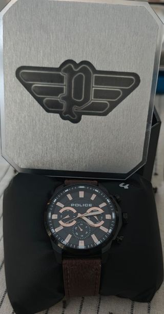 Reloj Police Hombre Marrón