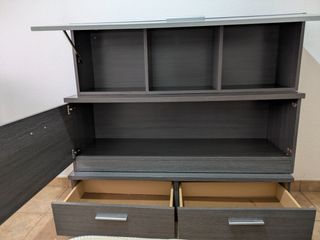 Mueble salón gris 