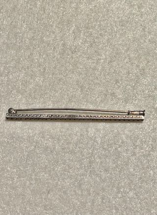 Broche de plata 800 para corbata