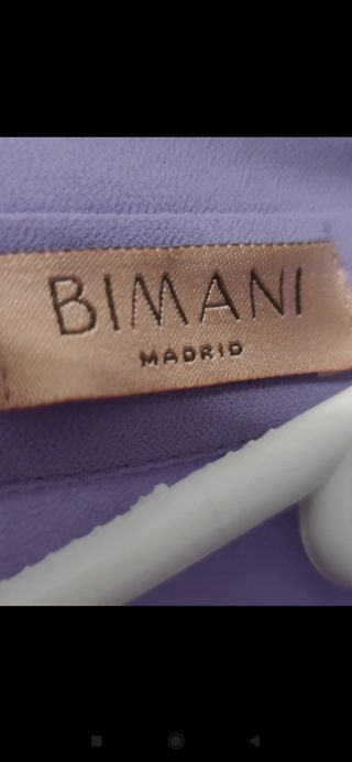 Vestido Bimani morado - Talla s