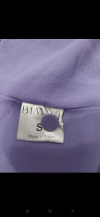 Vestido Bimani morado - Talla s