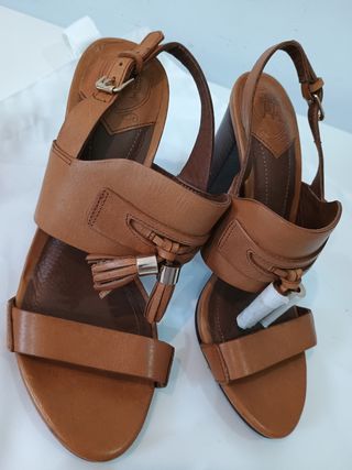 Sandalias Massimo Dutti Marrón 36