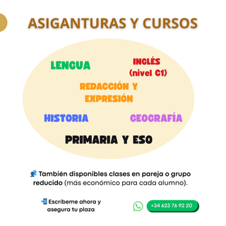 Clases presenciales Lengua e Inglés ESO Periodista