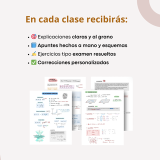 Clases Particulares Matemáticas Física Química PAU