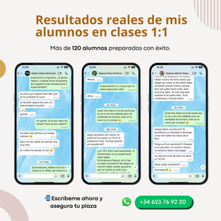 Clases Particulares Matemáticas Física Química PAU