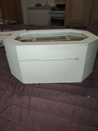 Costurero madera blanco vintage