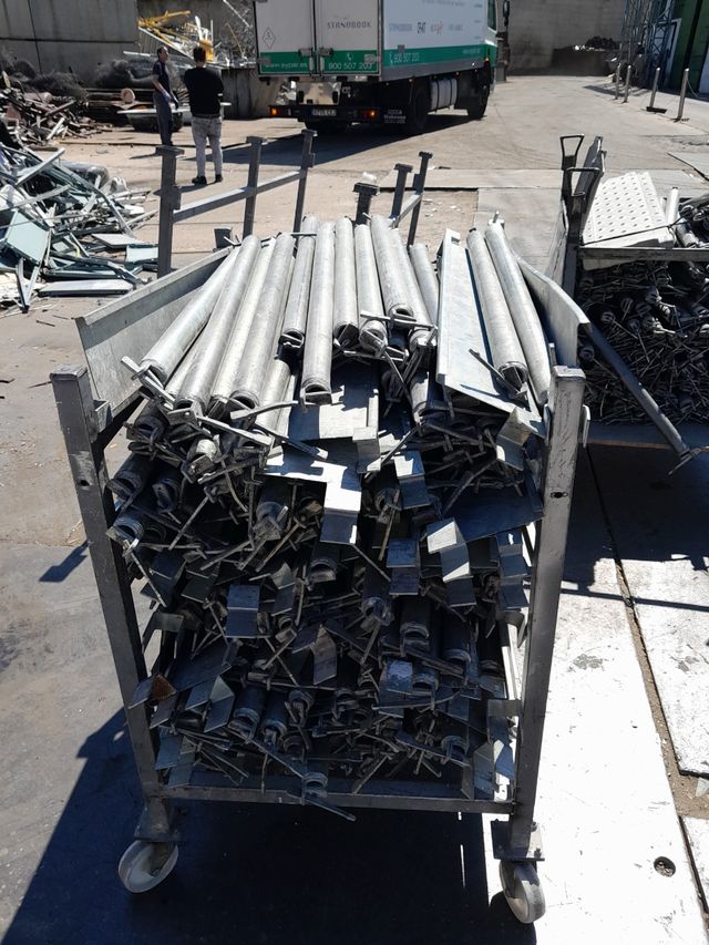 Piezas andamio europeo