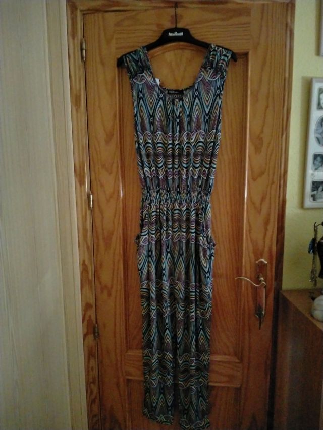 Mono largo estampado multicolor