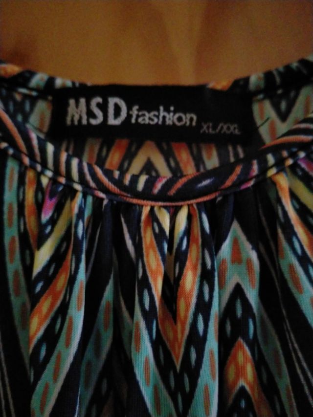 Mono largo estampado multicolor