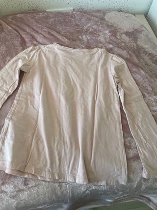 Camiseta bailarina niña - beige/rosa