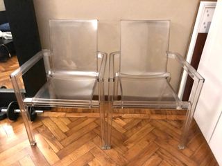 2 Sedie Driade Trasparenti