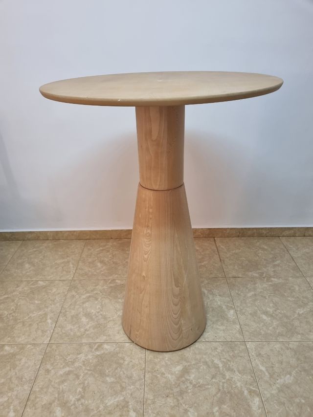 Mesa alta haya sin pintar