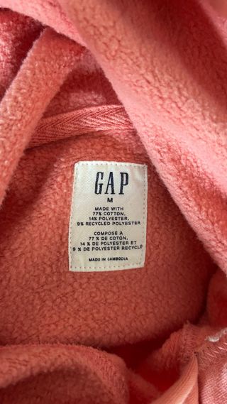 Sudadera GAP rosada – Talla M – Original