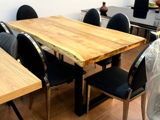 Mesa comedor madera acacia