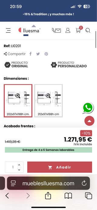 Litera blanca metalica con escritorio